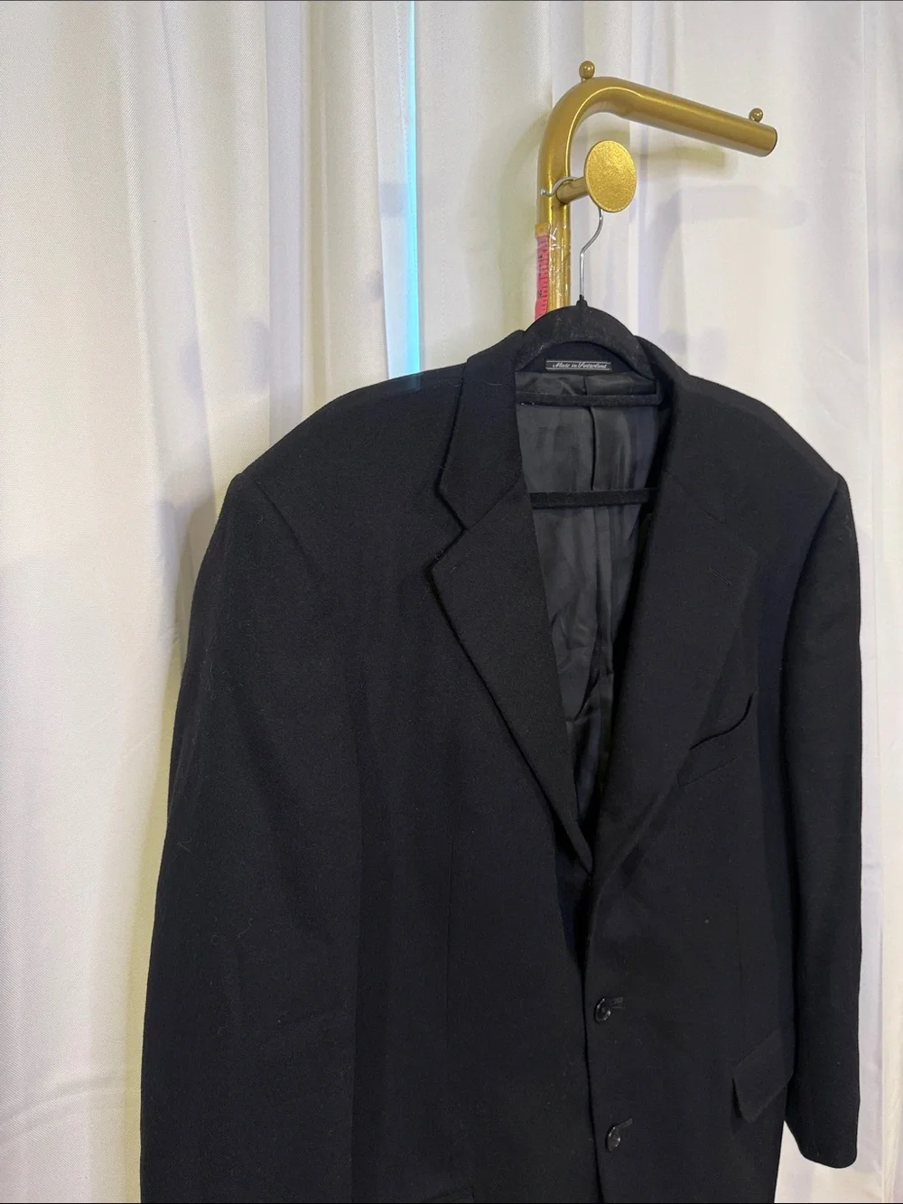 Ermenegildo Zegna Cashmere Tailored Jacket Classic Single Breasted Coat
